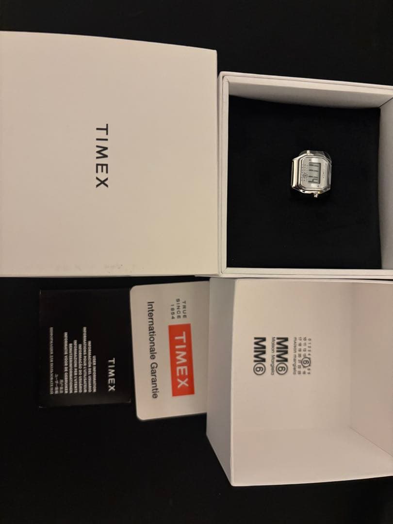 TIMEX x MM6 Ring Watch 指時計 シルバー S/M