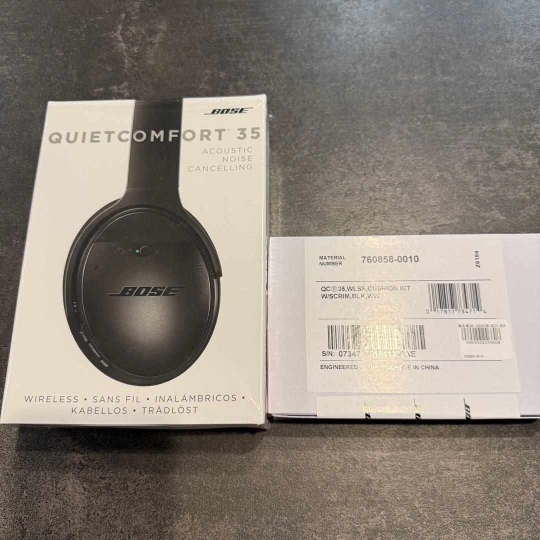 新品イヤーパッド Bose QuietComfort 35 headphones