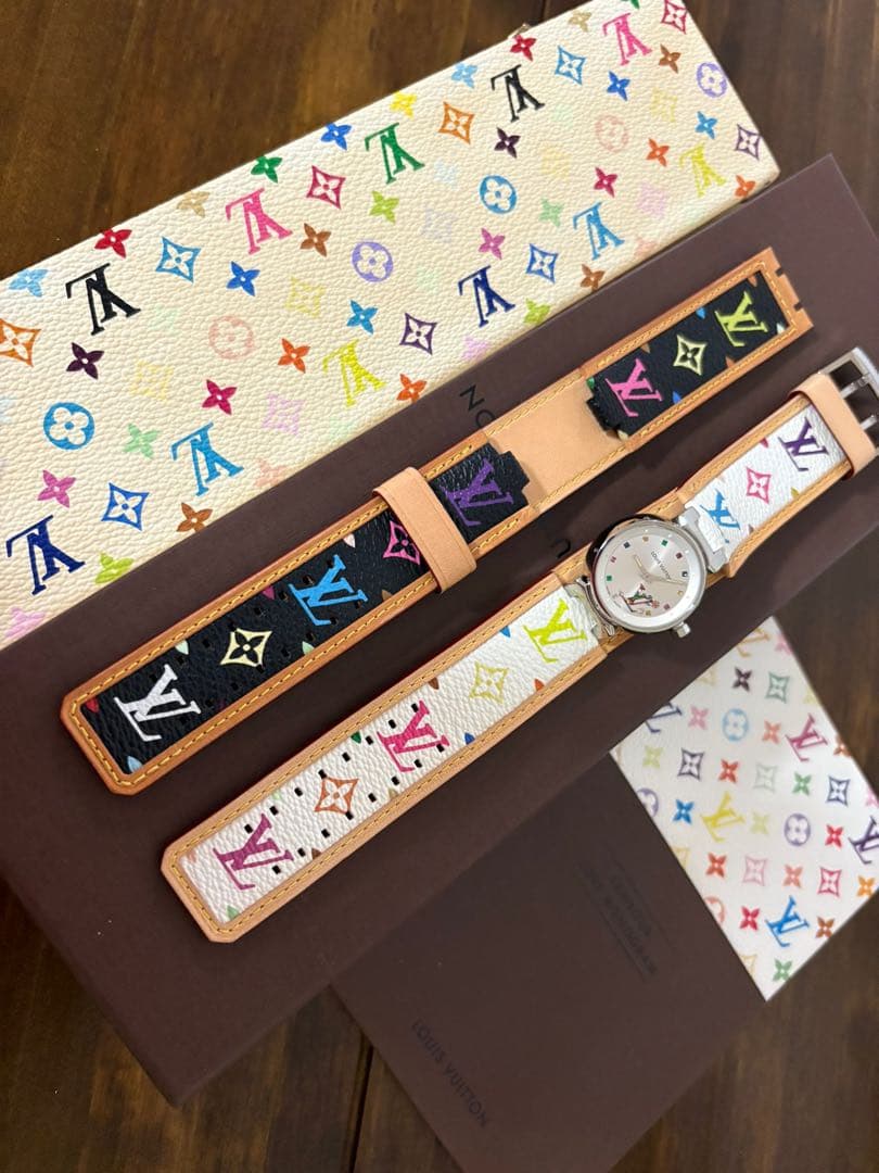 【桜餅さま専用です！】ルイヴィトン 村上隆コラボ タンブール ラブモノグラム