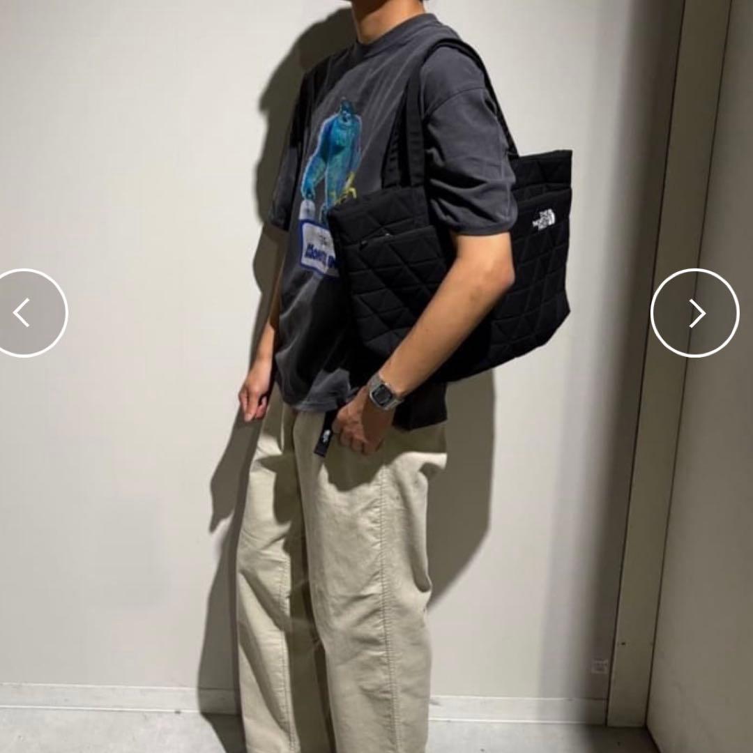 ノースフェイス 【ジオフェイストートバッグ】ブラック