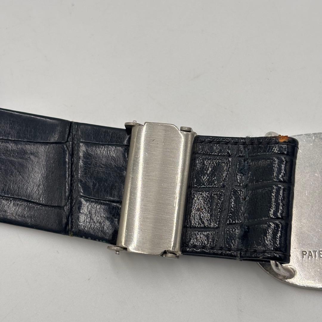 PATEK PHILIPPE パテックフィリップ クロコダイル　レザーベルト 黒
