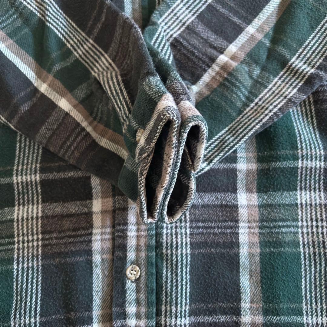 [アメリカ古着]90年代five BrothersコットンネルシャツUSA製M位