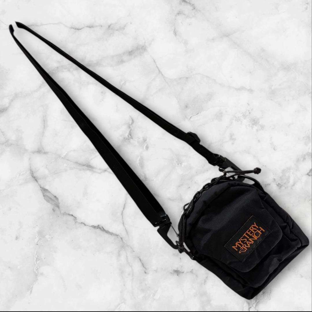 新品級　MYSTERY RANCHショルダーバッグ　ボップ　旧ロゴ　ミニ　黒