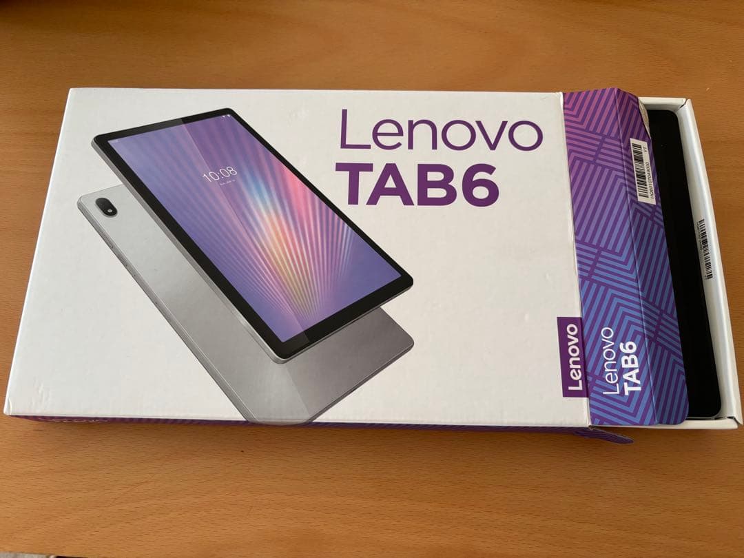 Lenovo TAB6 タブレット シルバー