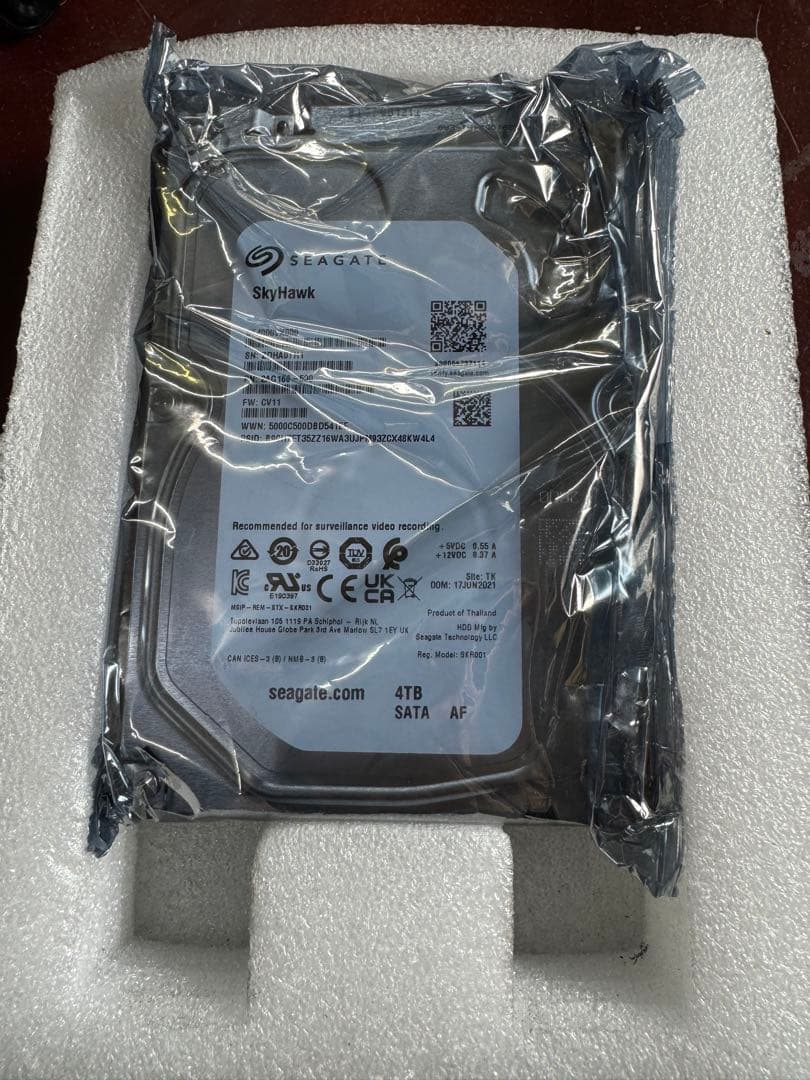 内蔵型ハードディスクドライブ Seagate ST 4000VX000 4TB SATA HDD