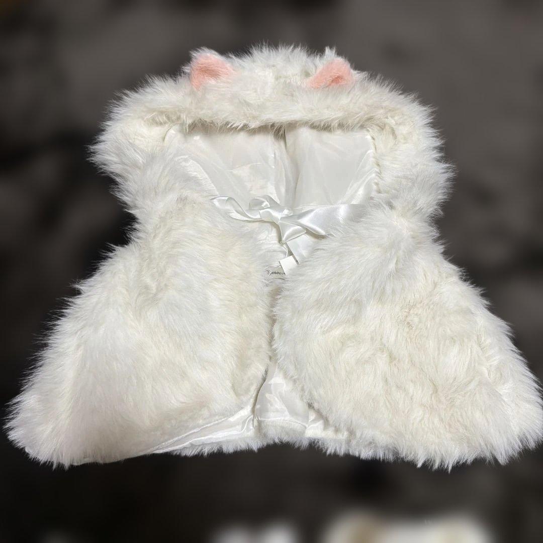 Malymoon コスプレ サンタ クリスマス 猫 ネコ耳 キャット ホワイト