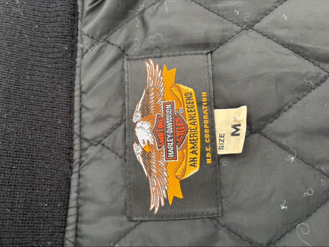 Harley-Davidson ボンバージャケット 炎刺繍