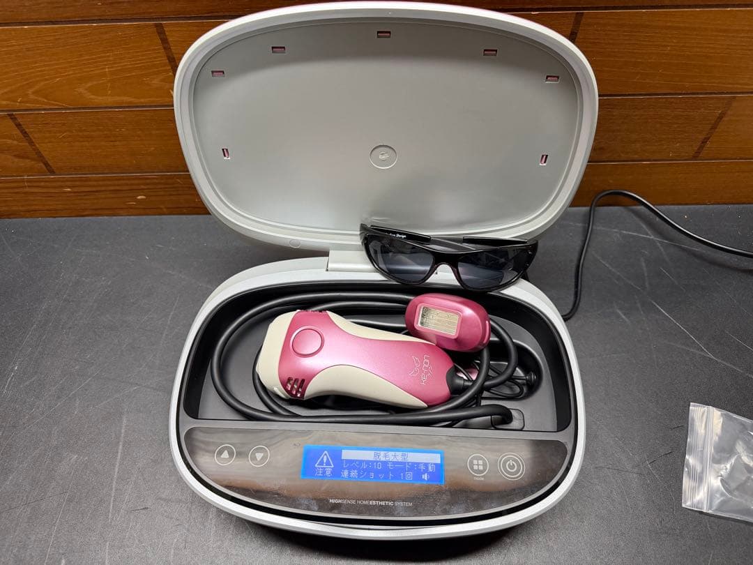 【カートリッジ付】 KE-NON 脱毛器 ピンク v4.1