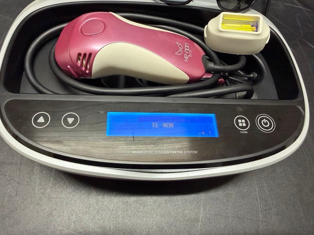 【カートリッジ付】 KE-NON 脱毛器 ピンク v4.1