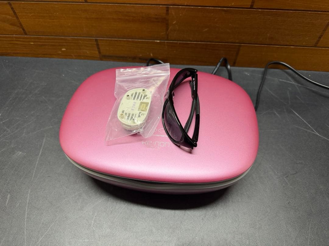 【カートリッジ付】 KE-NON 脱毛器 ピンク v4.1