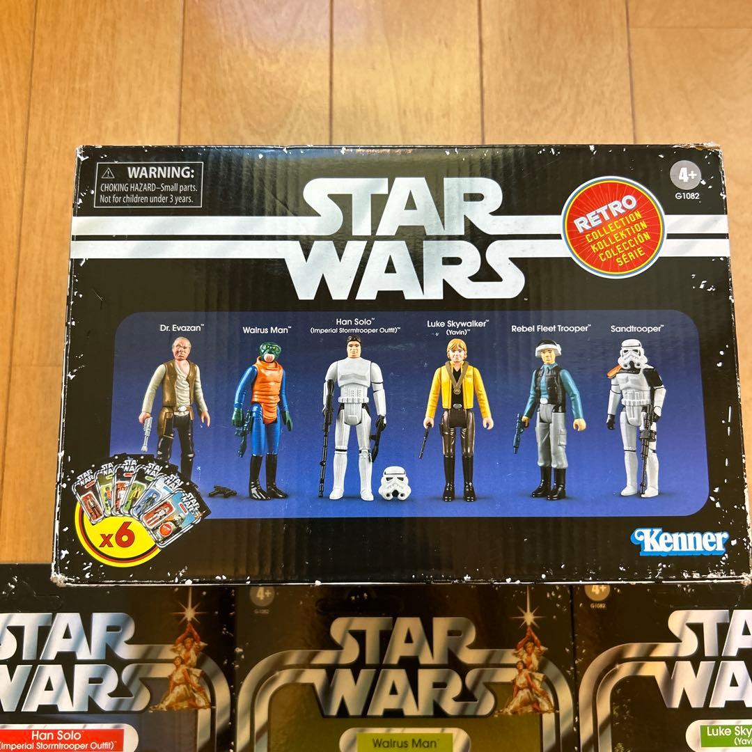 スターウォーズ レトロフィギュア 6体セット　ハンソロストームトルーパー