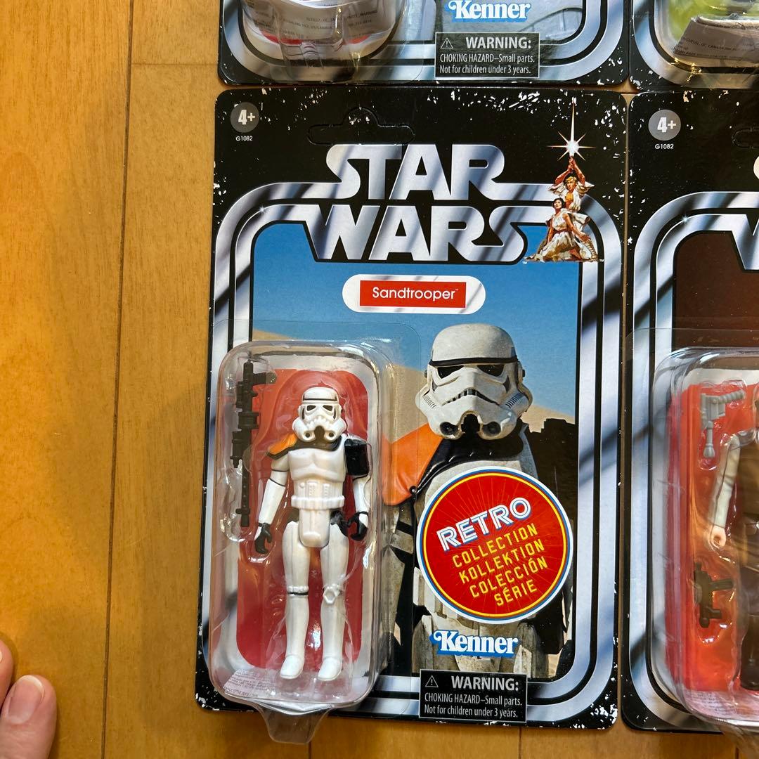 スターウォーズ レトロフィギュア 6体セット　ハンソロストームトルーパー