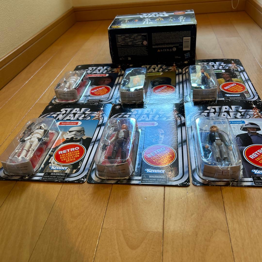 スターウォーズ レトロフィギュア 6体セット　ハンソロストームトルーパー