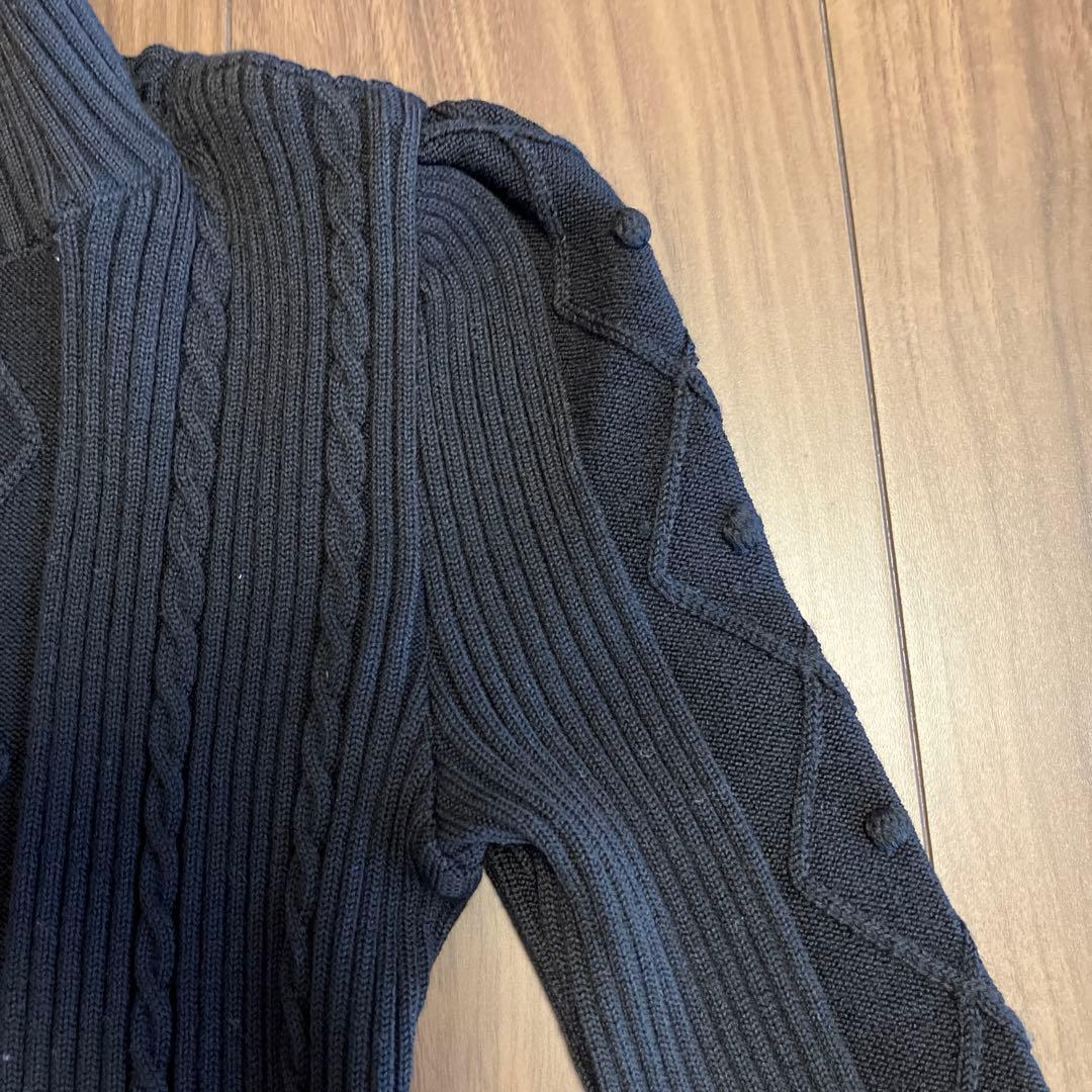 M'sニットトップス チェック柄スカート 38