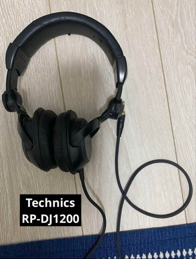 希少品、当時物Technics RP-DJ1200ステレオヘッドフォン 有線