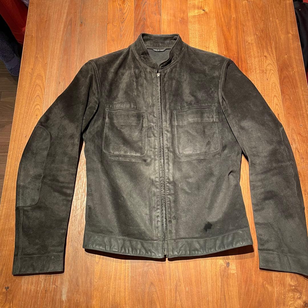 GUCCI グッチ シングルライダース 黒スウェード 46 トムフォード期 希少