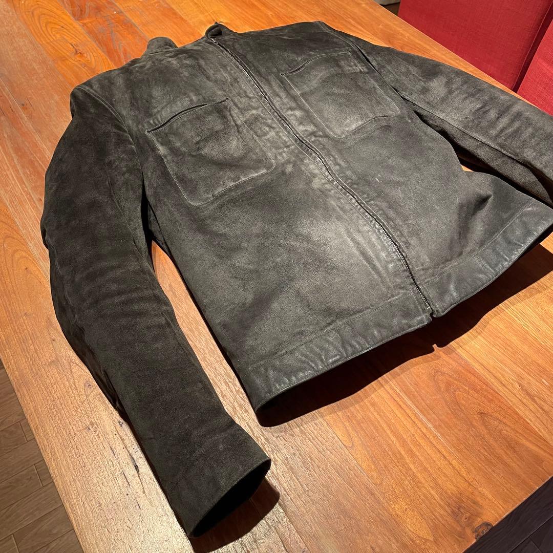 GUCCI グッチ シングルライダース 黒スウェード 46 トムフォード期 希少