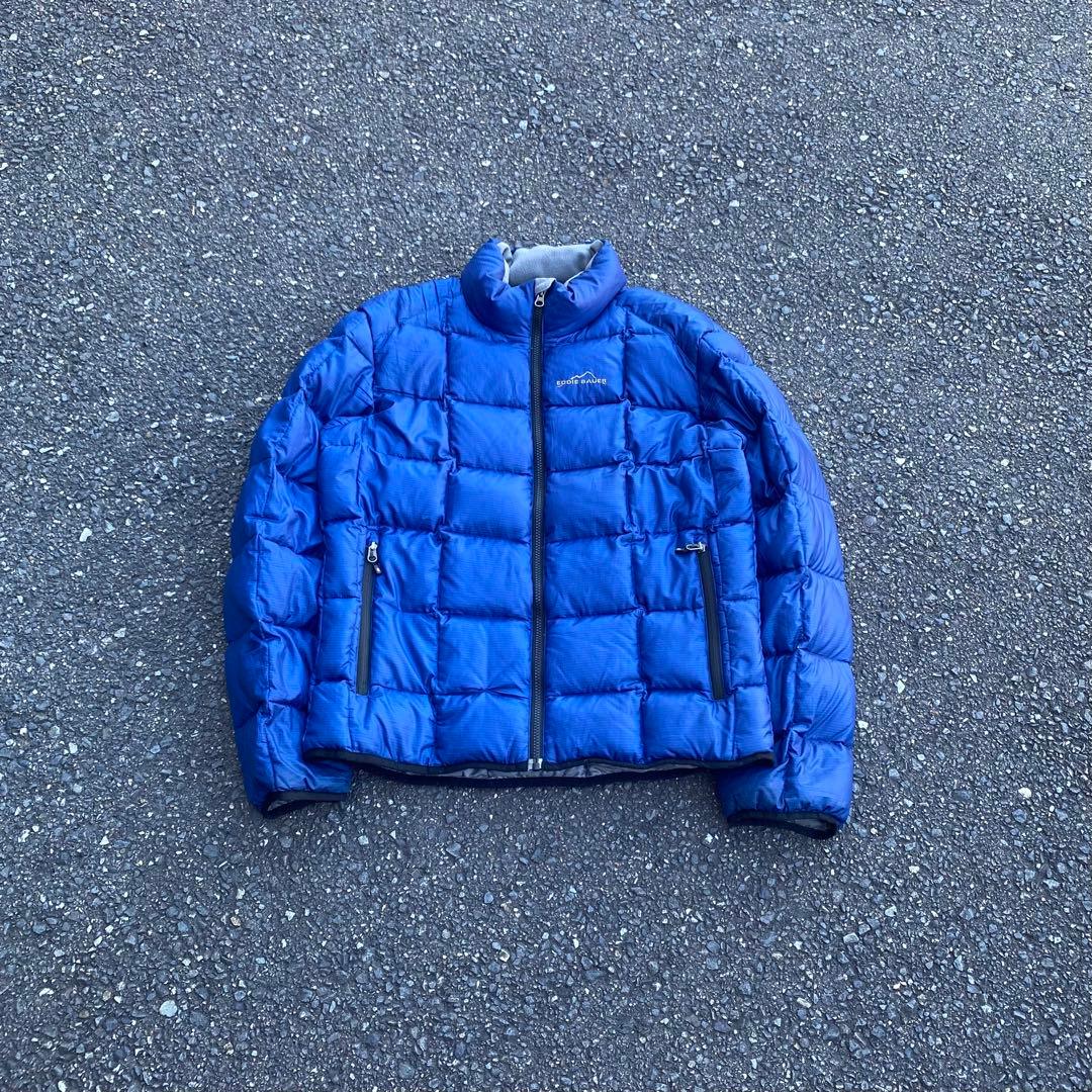 00s エディーバウアー down puffer jacket ブルー