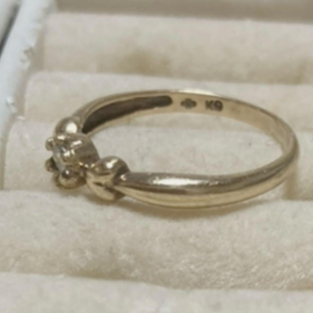 ジュエリーマキ k9 ダイヤモンド　ゴールド　リング