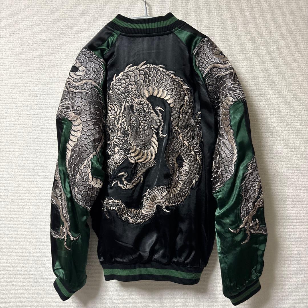 花旅楽団　スカジャン　渡龍刺繍