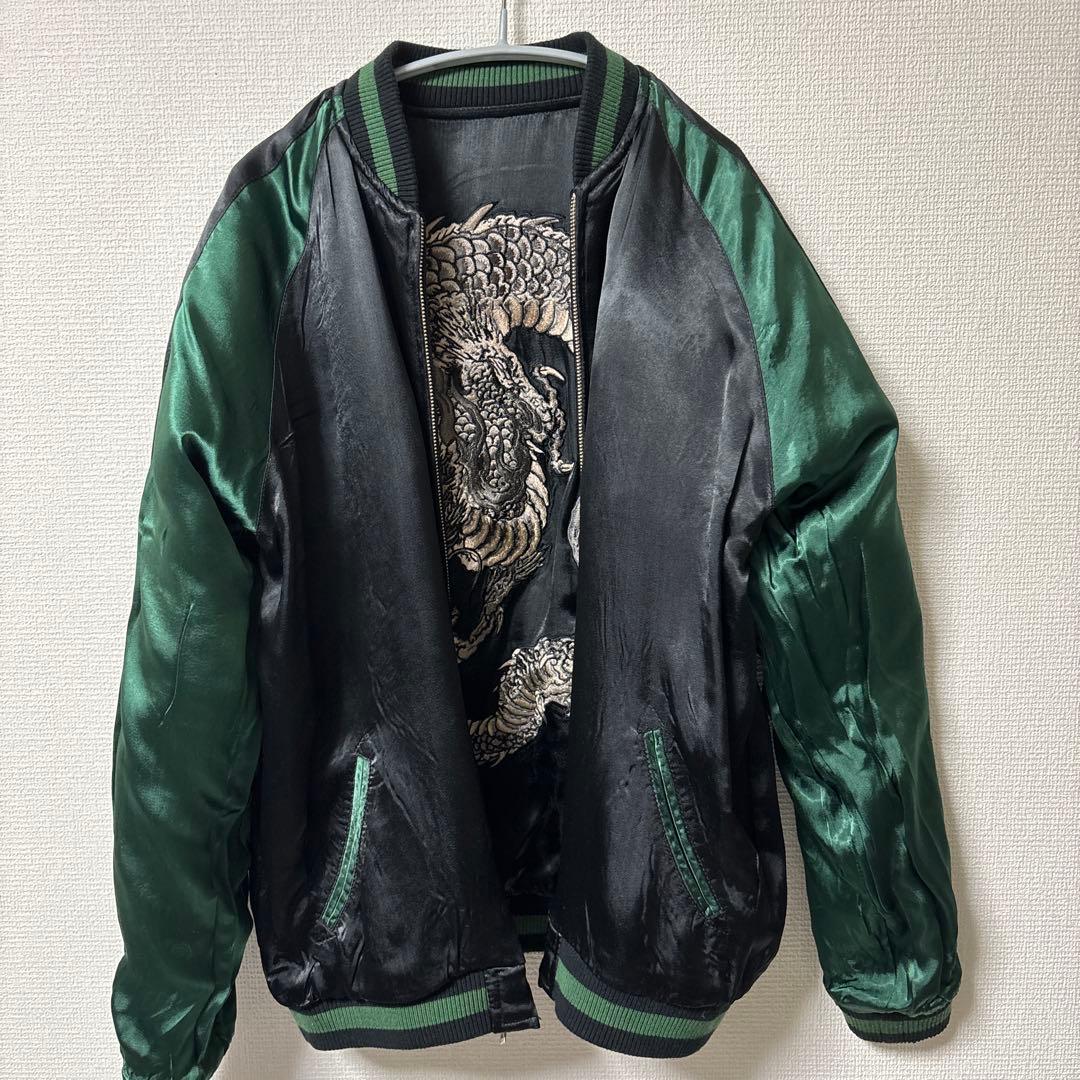 花旅楽団　スカジャン　渡龍刺繍