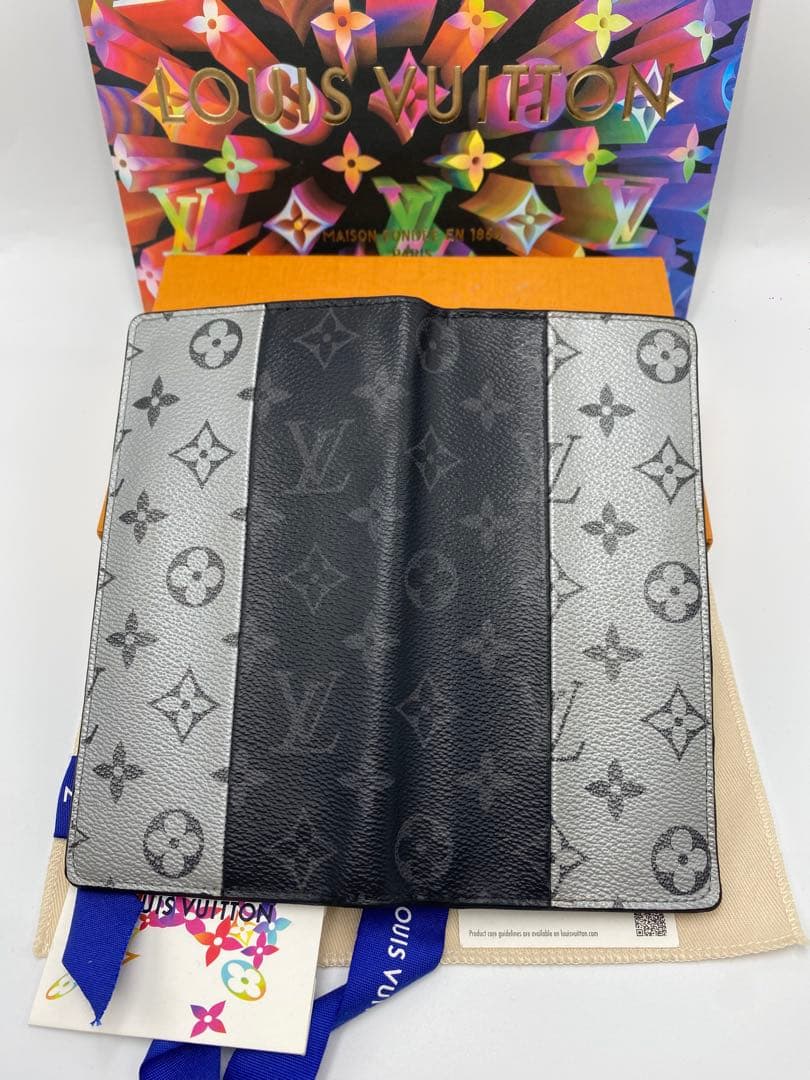 希少 レア 珍しい ルイヴィトン ブラザ スプリット エクリプス 長財布 黒