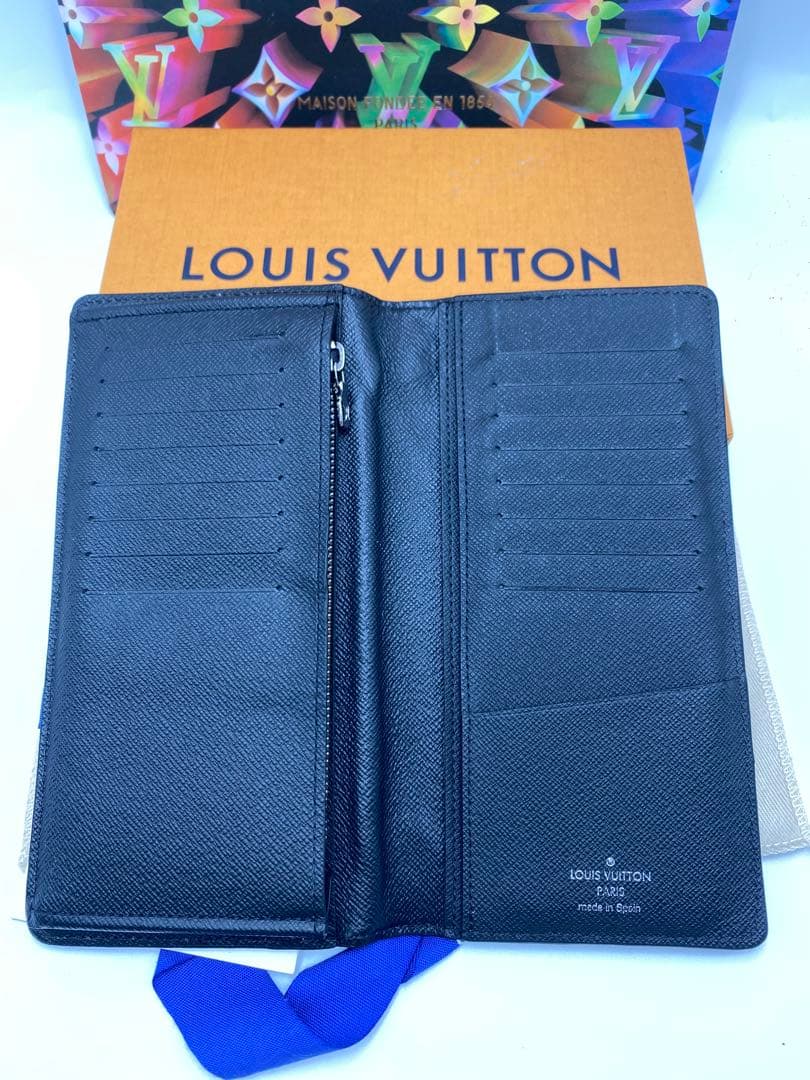 希少 レア 珍しい ルイヴィトン ブラザ スプリット エクリプス 長財布 黒