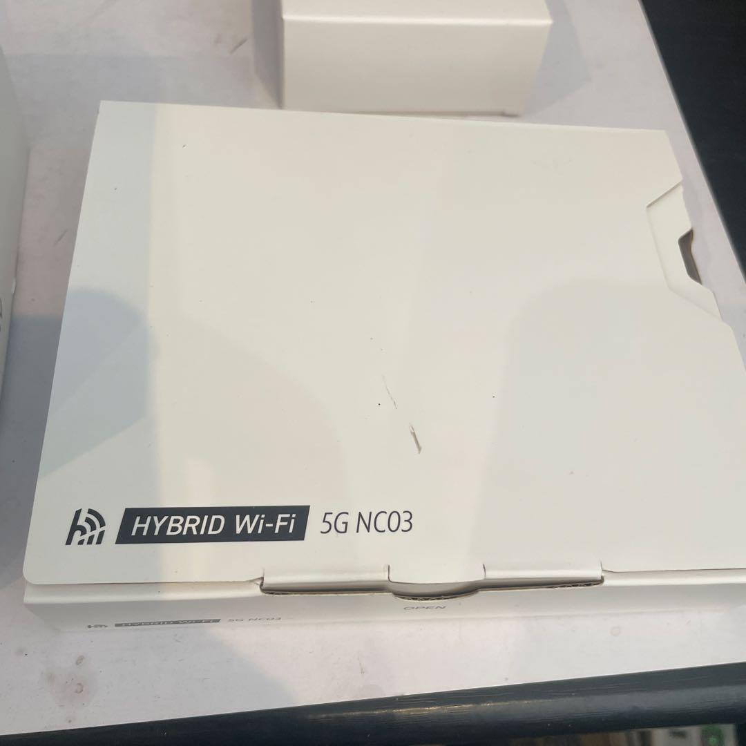 新品HYBRID Wi-Fi 5G NC03 無線LANルータークレードル付き