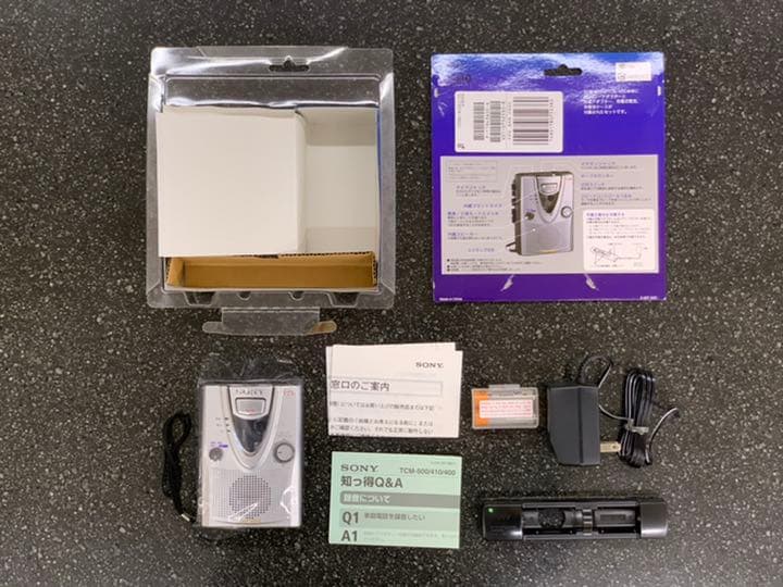 【未使用品】SONY ポータブルカセットレコーダー TCM-410