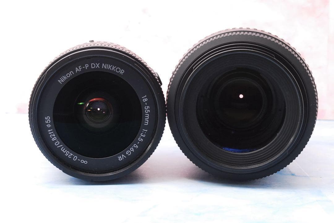 Nikon D5500☆Wレンズ☆一眼レフカメラ☆Wi-Fi☆レッドボディ