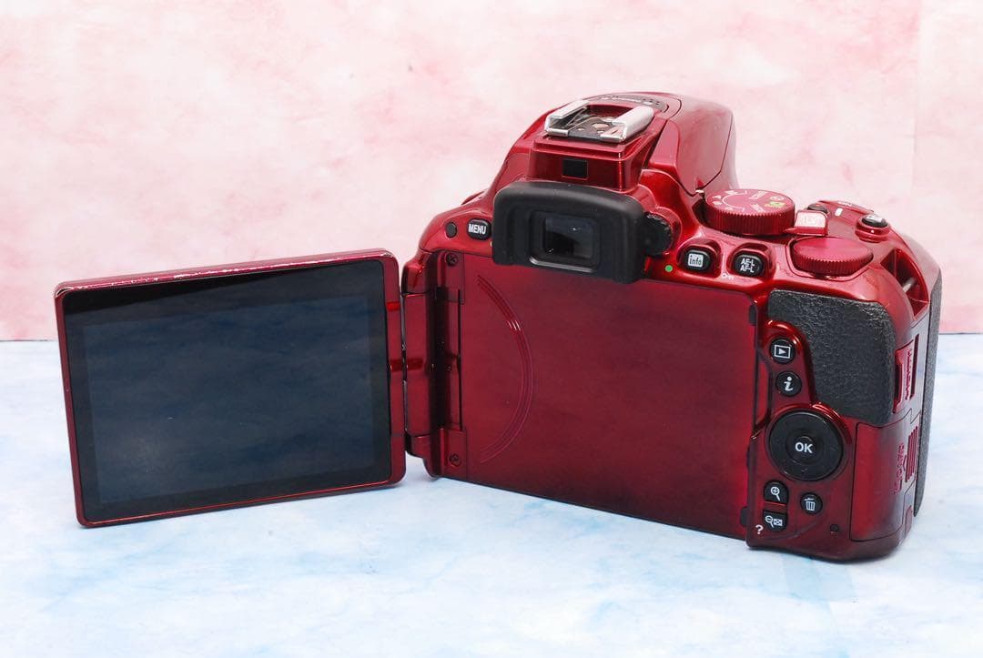 Nikon D5500☆Wレンズ☆一眼レフカメラ☆Wi-Fi☆レッドボディ