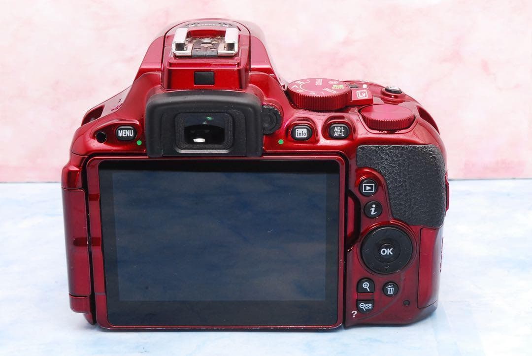 Nikon D5500☆Wレンズ☆一眼レフカメラ☆Wi-Fi☆レッドボディ