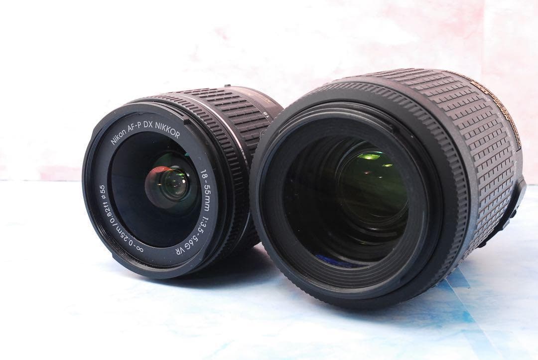 Nikon D5500☆Wレンズ☆一眼レフカメラ☆Wi-Fi☆レッドボディ