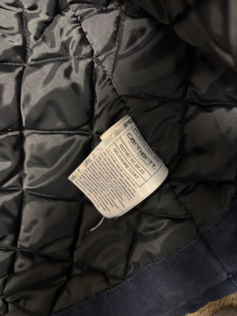 Carhartt ネイビー コットンジャケット