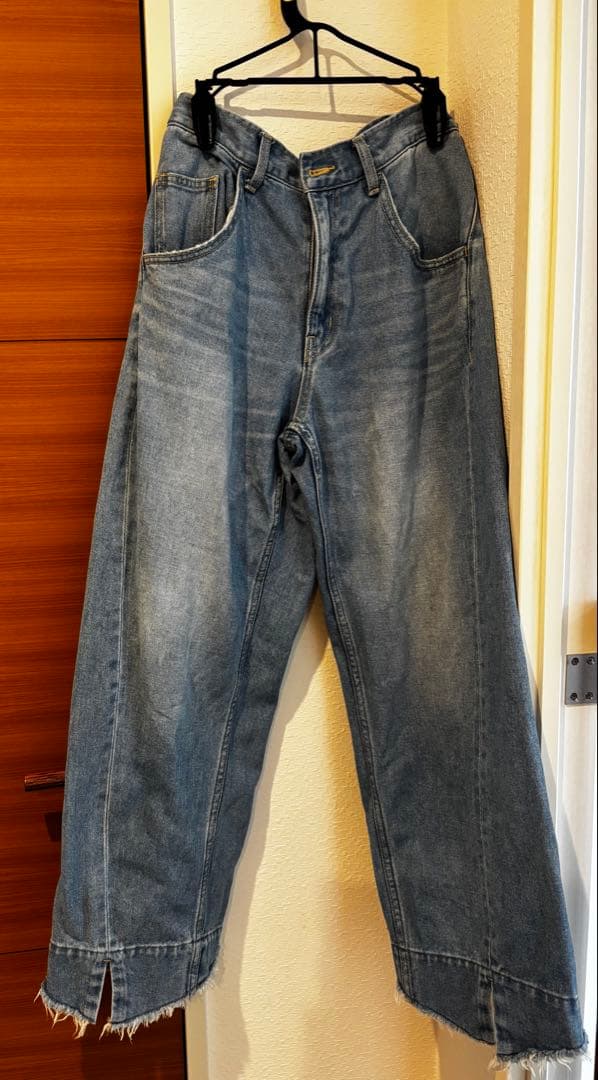 ジーンズ デニム ルーズフィットアジャストデニム 34 アダムエロペ