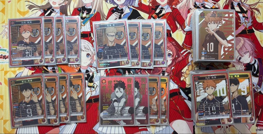 赤ハイキュー　2デッキ分パーツ販売　ユニオンアリーナ
