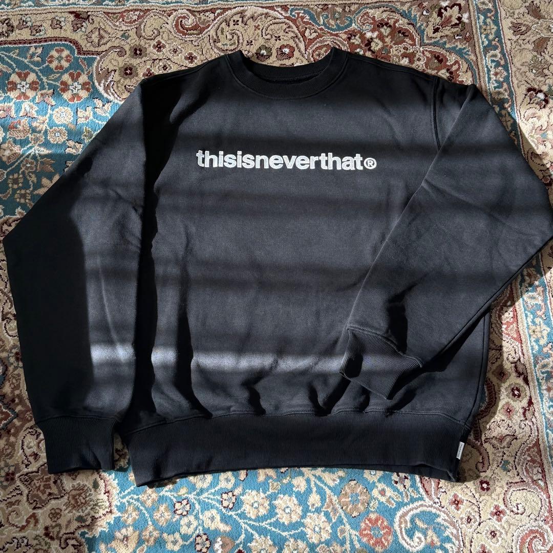 【定番】thisisneverthat ロゴスウェット 韓国ストリート 裏起毛