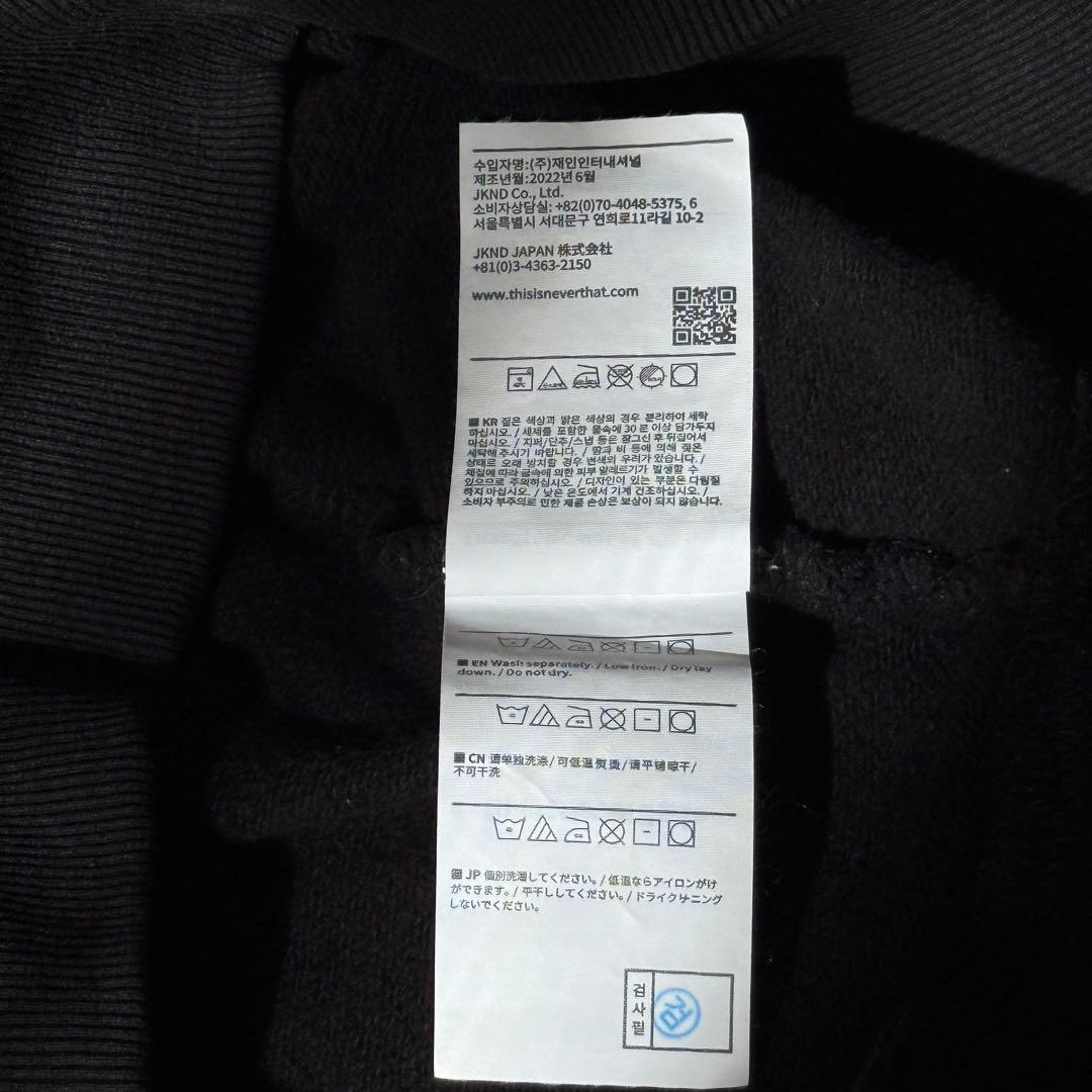【定番】thisisneverthat ロゴスウェット 韓国ストリート 裏起毛