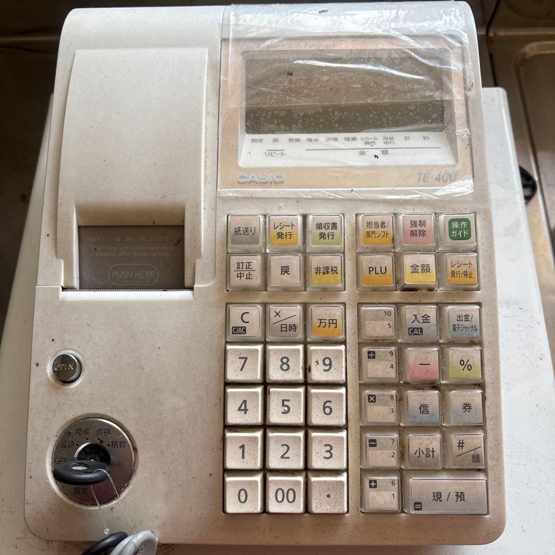 D*w様 CASIO TE-400 電子レジスター ホワイト