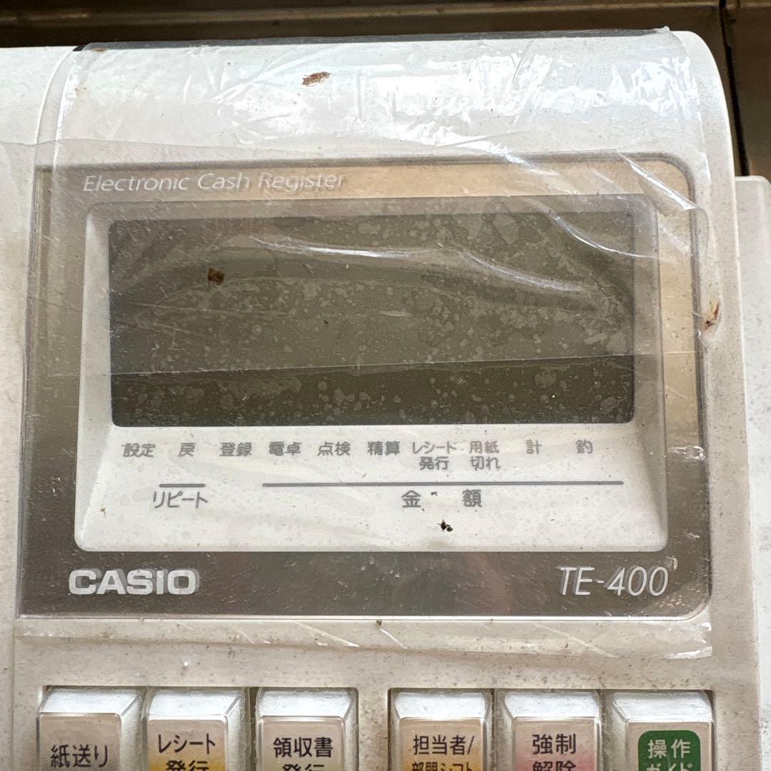 D*w様 CASIO TE-400 電子レジスター ホワイト