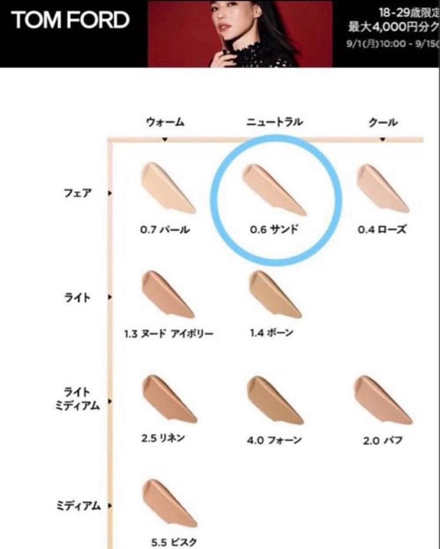 新品未使用/トムフォード アーキテクチャーソフトマットブラーリング☆限定価格‼️