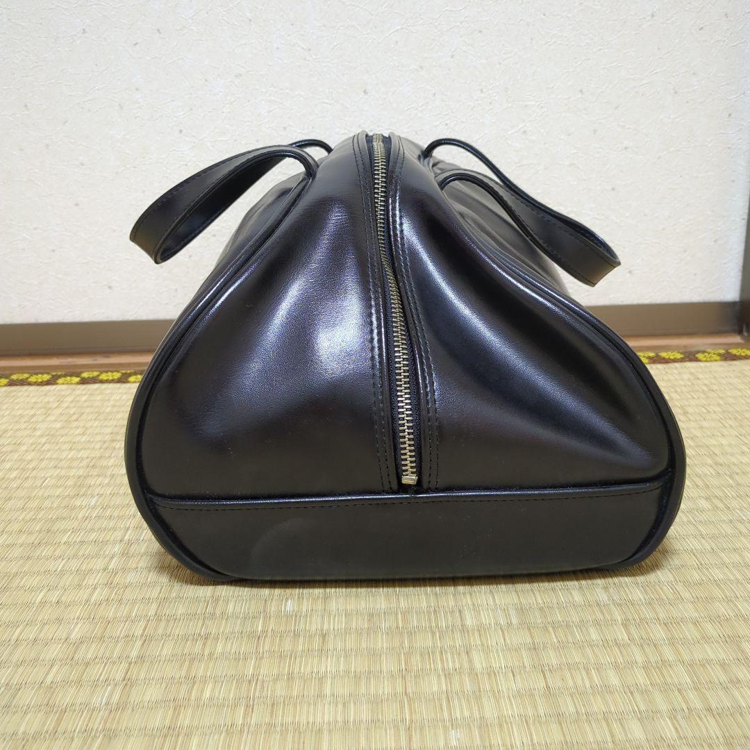 【※sanctum__,様、専用】ボストンバッグ　レザー　ロゴあり