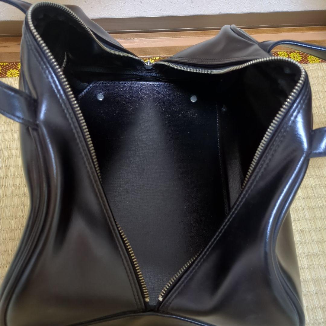 【※sanctum__,様、専用】ボストンバッグ　レザー　ロゴあり