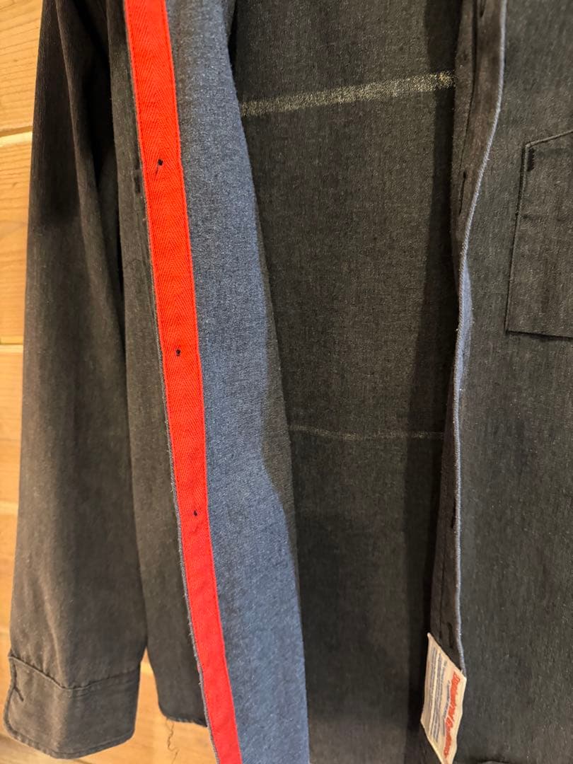エンジニアドガーメンツ　Mサイズ グレーシャツ　山ポケット　美品