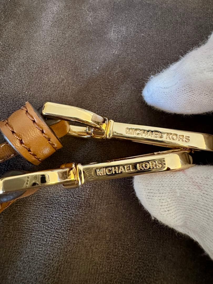 美品✴︎MICHAEL KORS HAMILTON サッチェル MKシグネチャーM