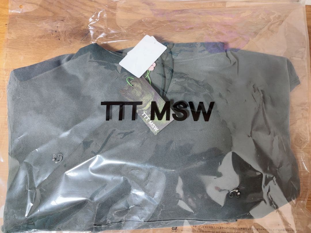 【新品未使用】TTT MSW 25SS PierceHoodie Green S