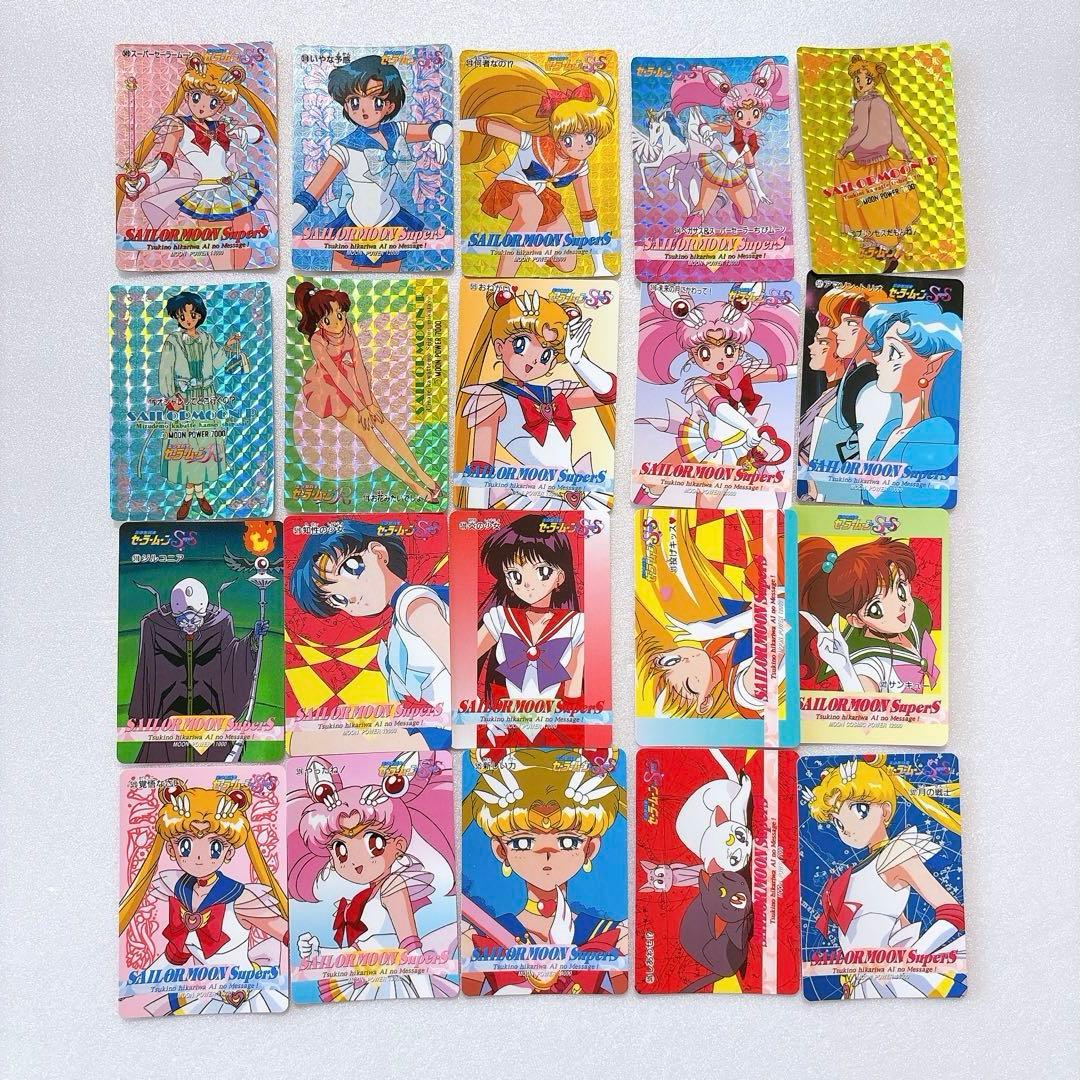 80枚以上　セーラームーン アマダ　バンプレスト　カードなど　当時物？　ケース付