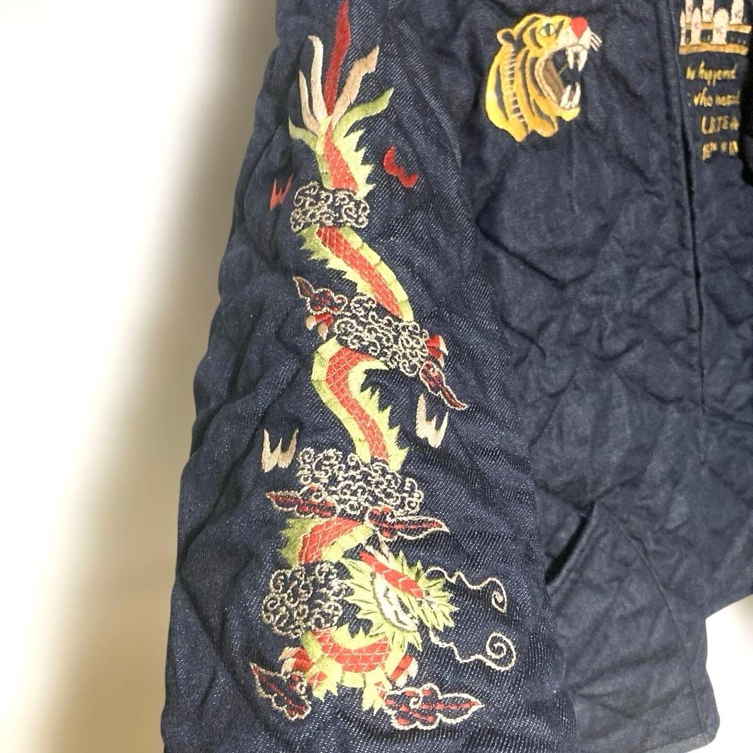 希少 廃盤 JELADO ベトジャン 刺繍 Mサイズ キルティング デニム
