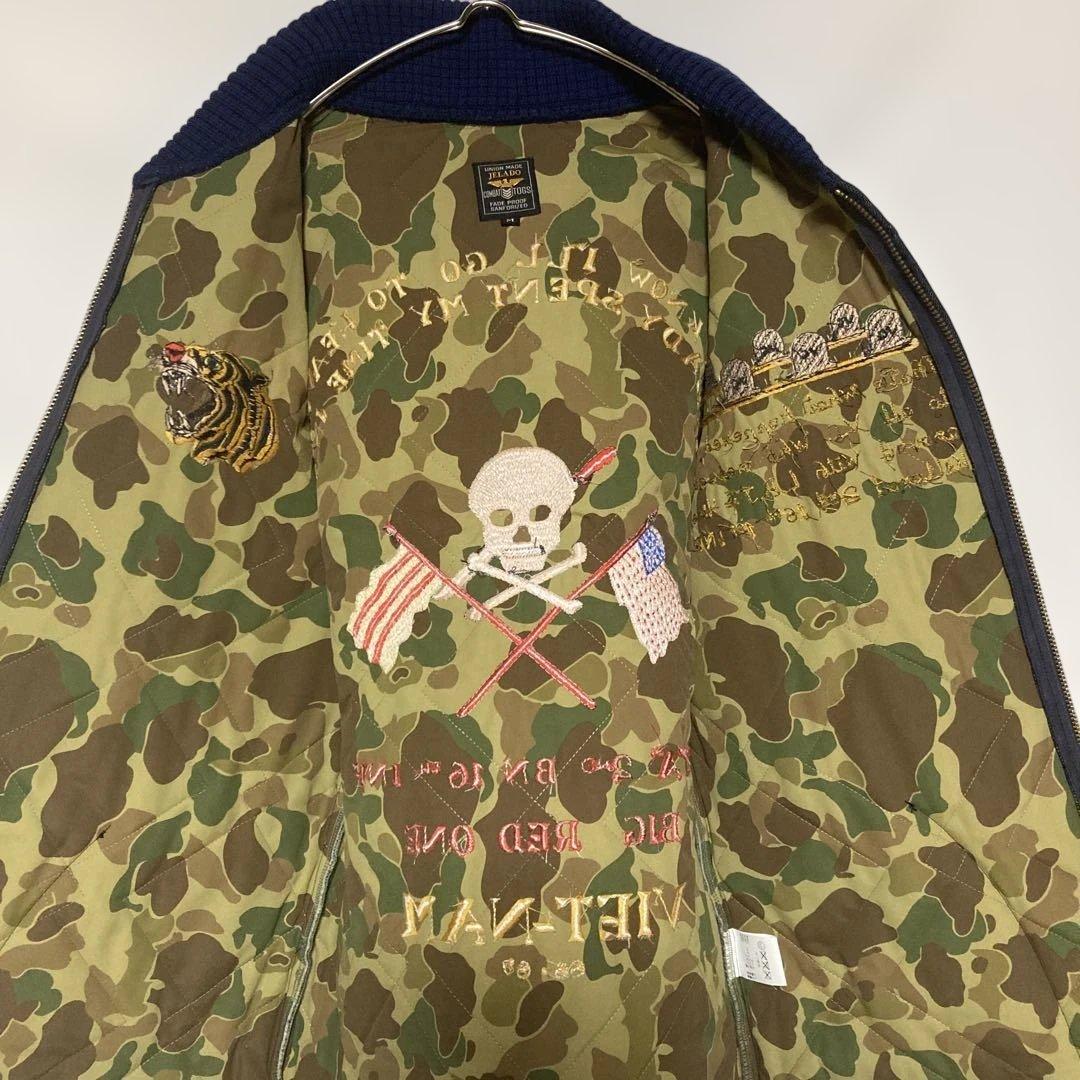 希少 廃盤 JELADO ベトジャン 刺繍 Mサイズ キルティング デニム