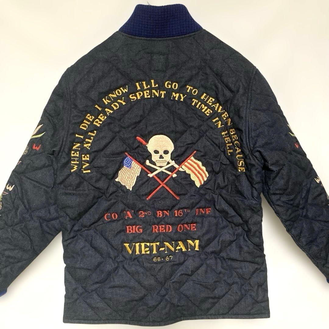 希少 廃盤 JELADO ベトジャン 刺繍 Mサイズ キルティング デニム